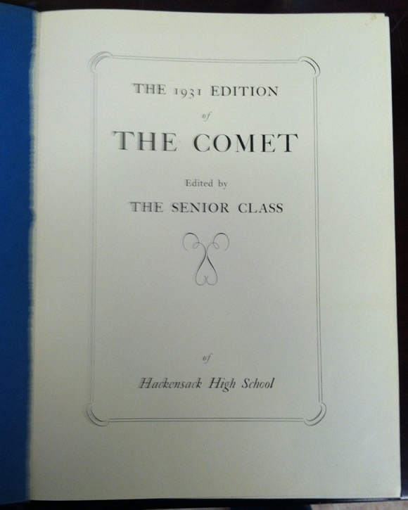 1931 HHS Yearbook pg1